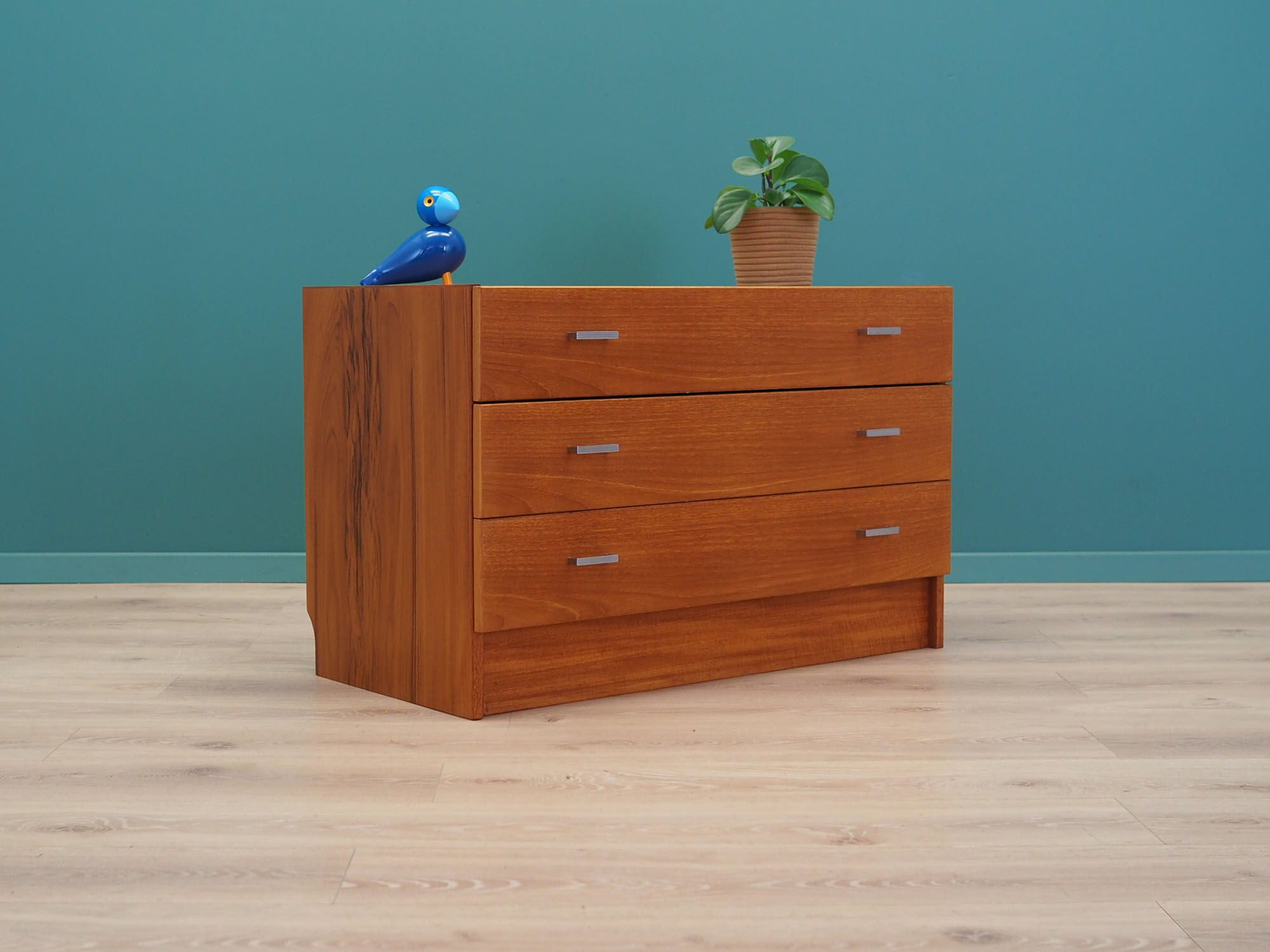 Teak chest of drawers, 1990s, Danish design, production: Denmark