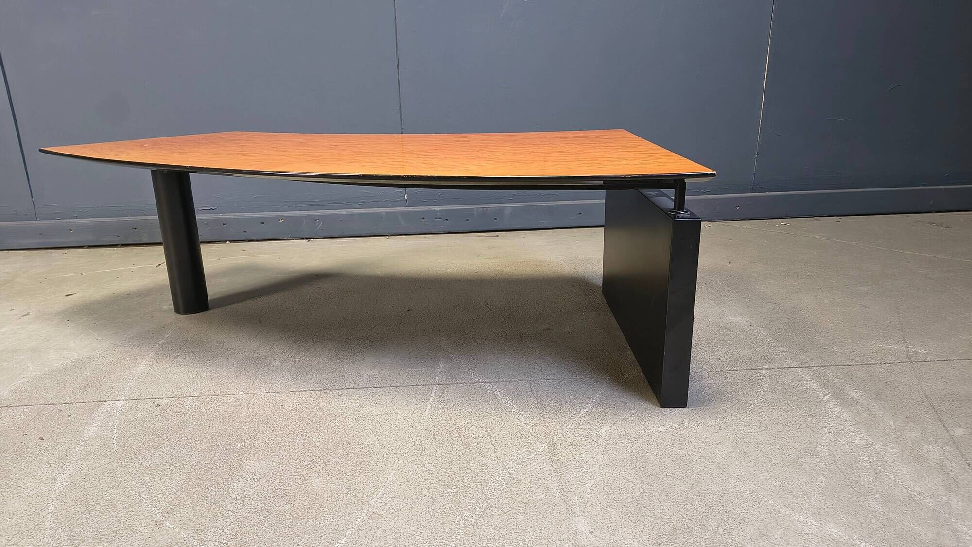 Burl wood coffee table by Cattelan Italy, 1990s