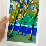 Mont choisy - limited edition art print (a3)