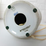 Scandinavian table lamp in Royal Copenhagen earthenware for Fog & Morup, Lampshade Le Klint