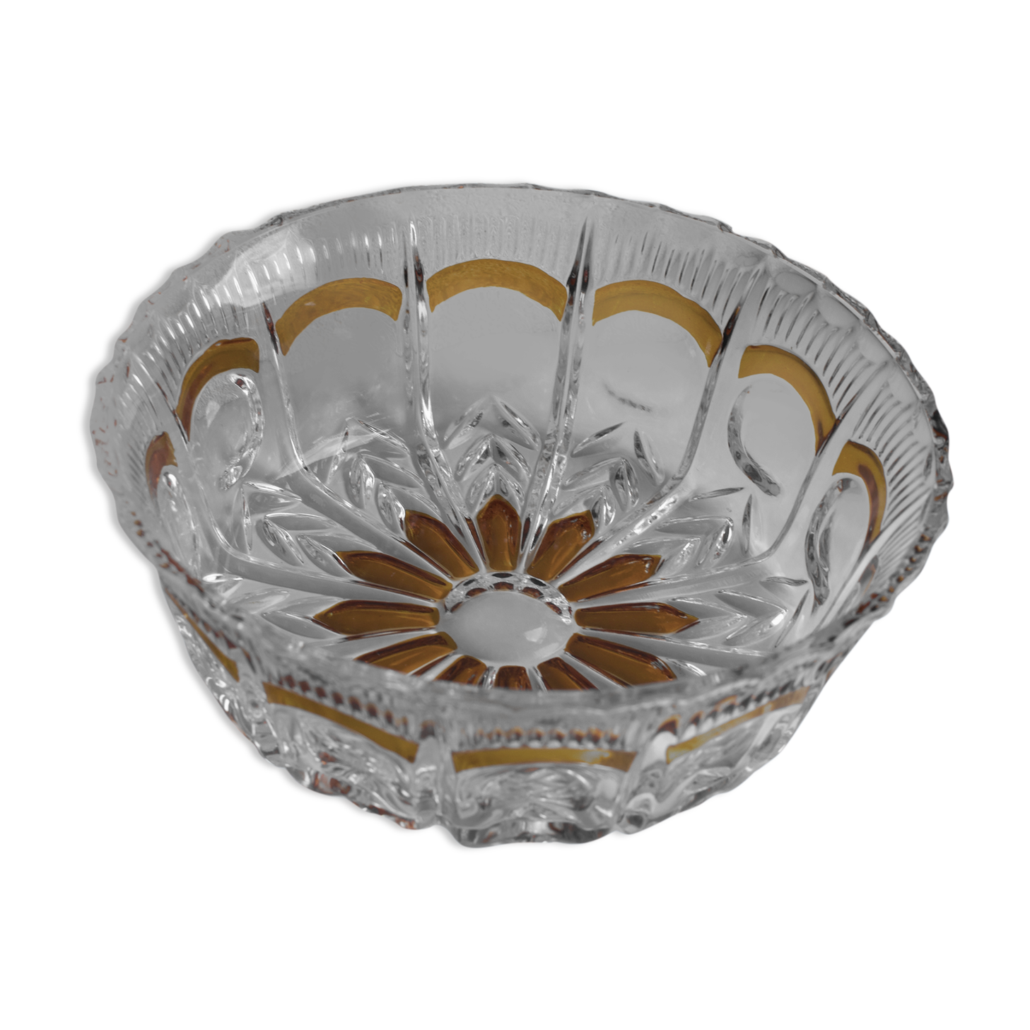 Bohemian crystal bowl cup