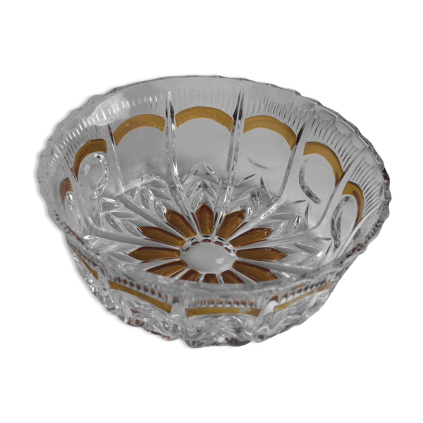 Coupe saladier en cristal de bohème