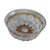 Coupe saladier en cristal de bohème