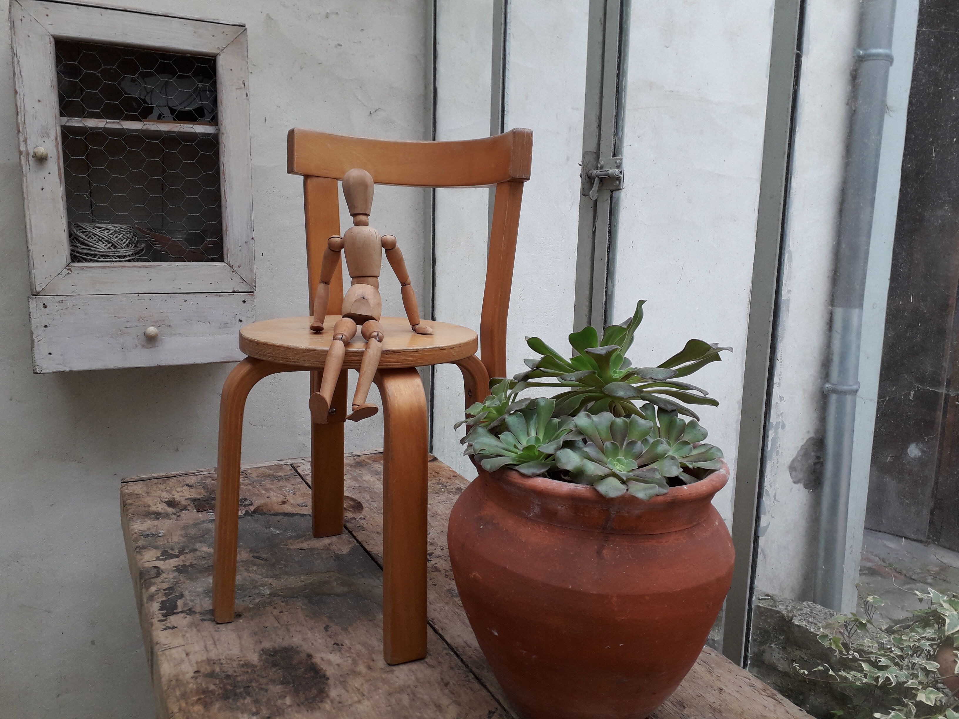Wooden children's chair