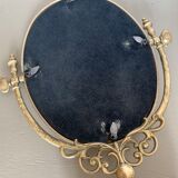 Art nouveau psyche mirror