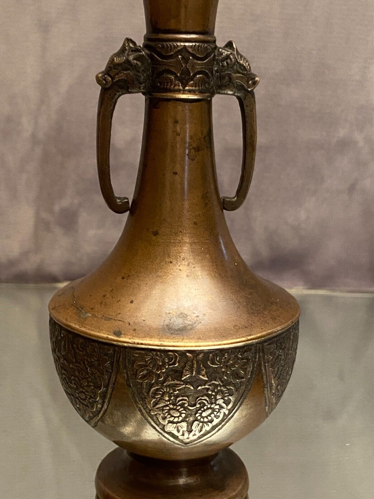 Bronze vase Japan XIX