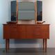 Coiffeuse Norvégienne en Teck convertible Commode, par Steen & Strøm's, Vintage Scandinave 1960s