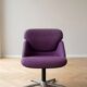 Purple Space Age swivel office chair from the 70s.