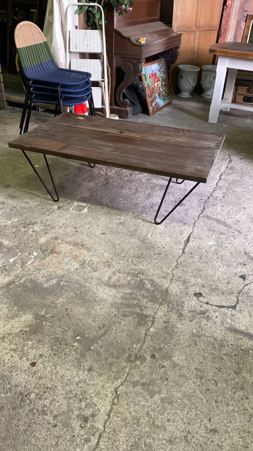 Vintage & contemporary coffee table