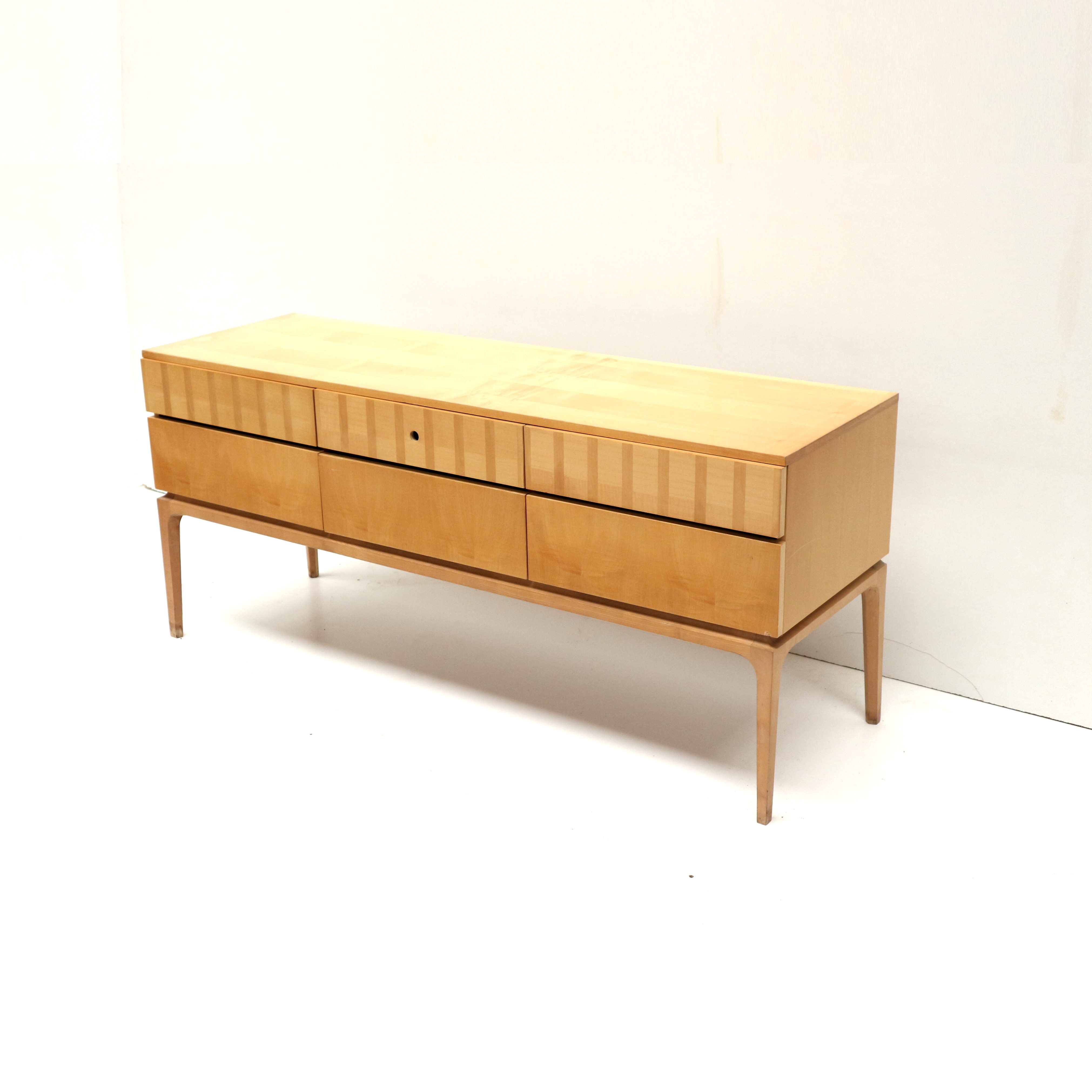 Vintage sideboard with drawers made in the 50s