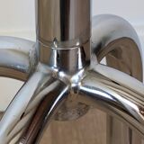 Chrome parrot coat rack