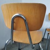 Set of 6 stackable chairs 1970