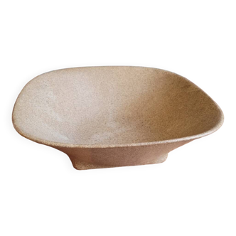 Handmade Keraluc Quimper stoneware salad bowl