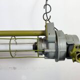 Grey Soviet Industrial Hanging Tube Light, 1970s