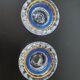 Pair of crystal candle holders, Cristal d'Arques model J. Durand 1980.