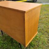 Vintage chest of drawers feet compass gilded brass