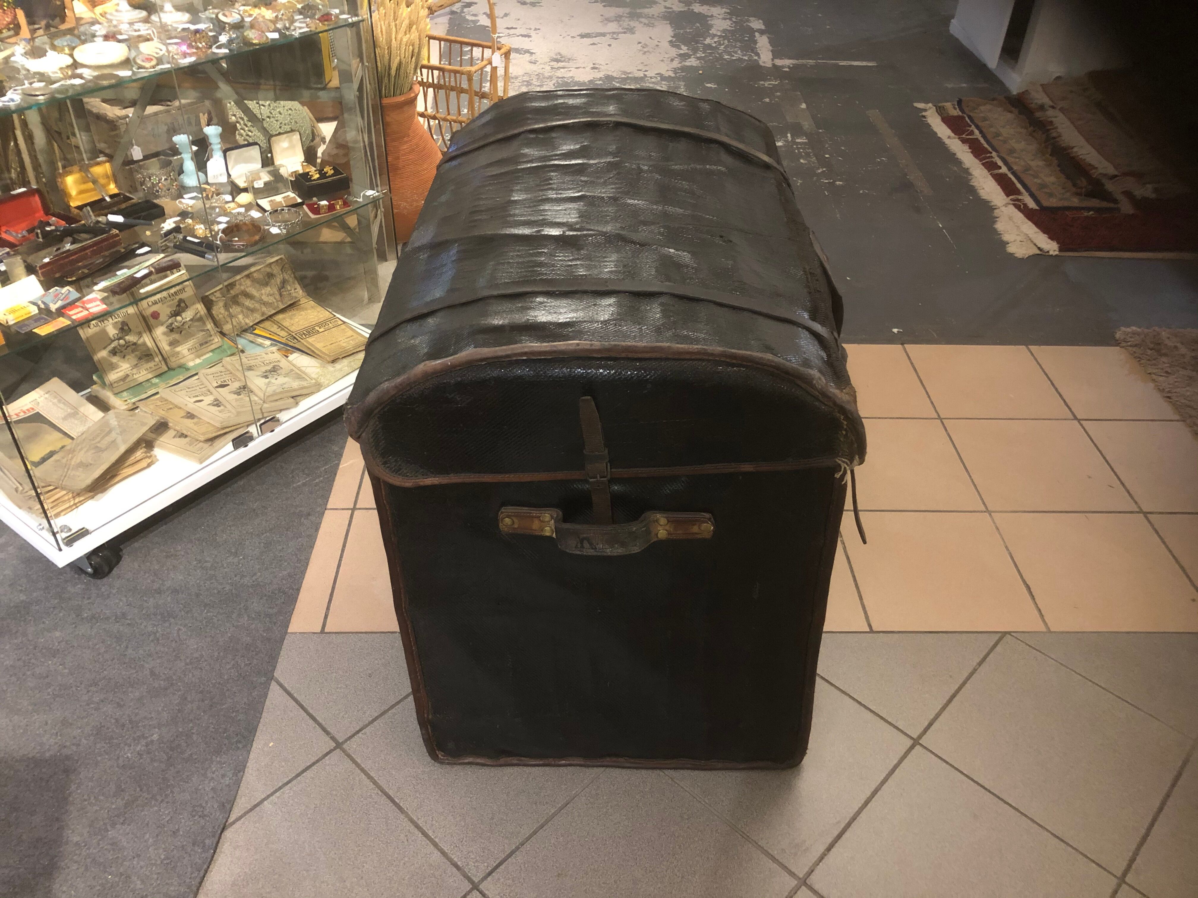 Former travel trunk signed Moynat