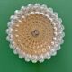 Vintage moulded glass wall or ceiling light globe