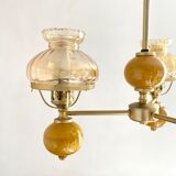 Chandelier vintage globes