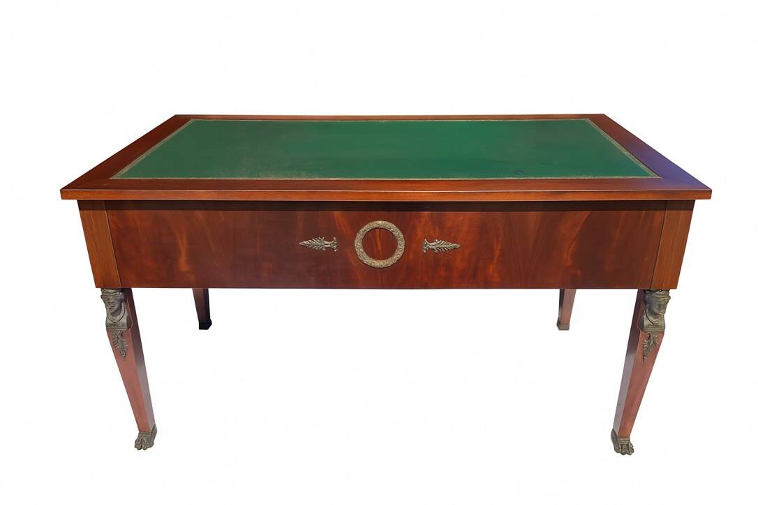 Empire style desk – return from Egypt