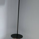 Black and brass floor lamp from the 50s