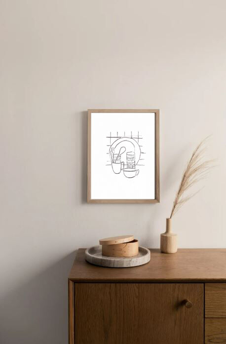 Illustration " Snack " A4