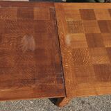Vintage carved solid wood table
