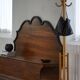 20th-century Art Deco storage bench in walnut, by a Danish cabinetmaker.