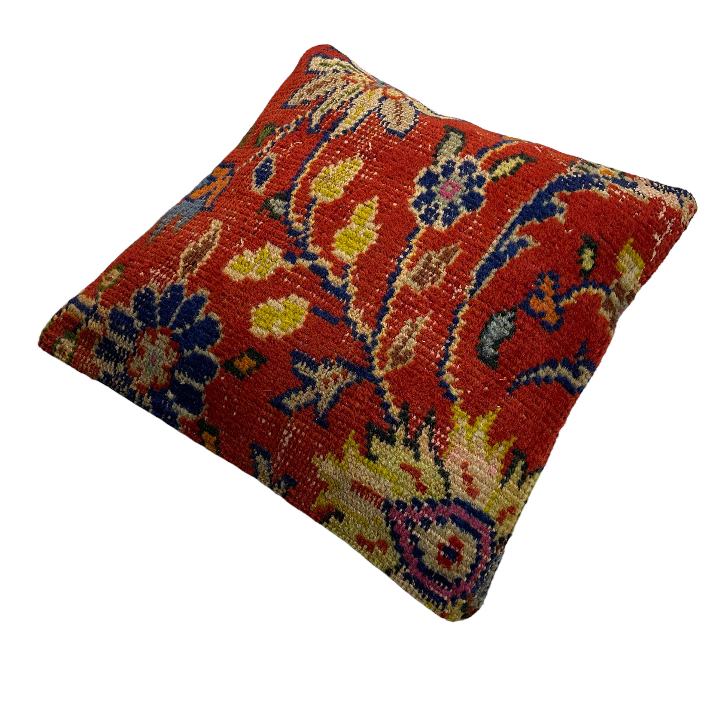 Housse de coussin de tapis turc vintage 45 x 45 cm