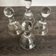 Set of 4 Glass Goblets or Glass Domes