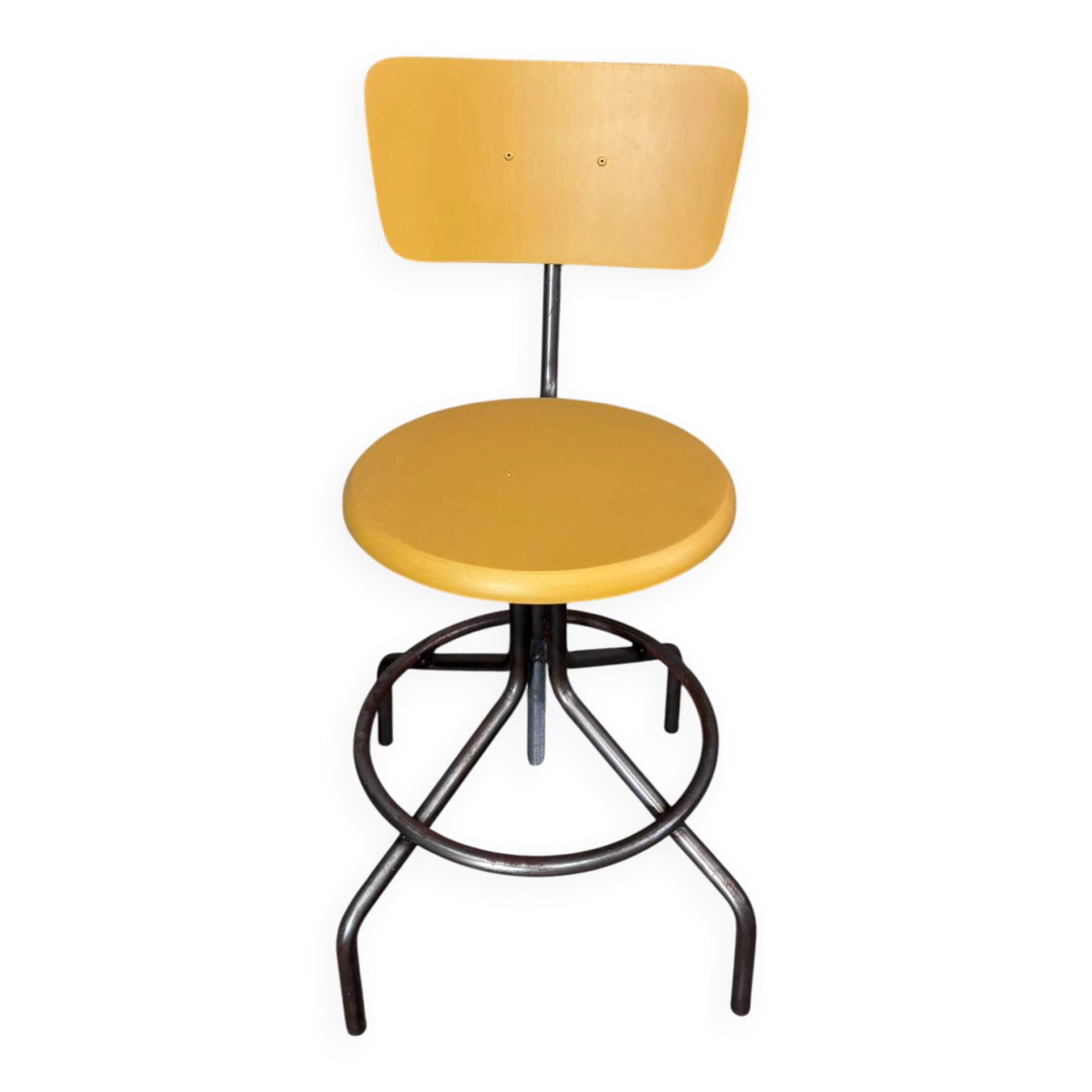 Authentic workshop chair modernised
