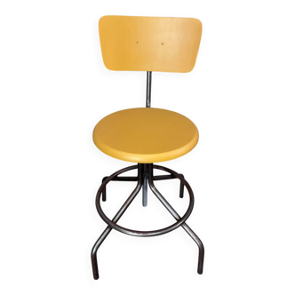 Authentic workshop chair modernised