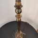 Lampe métal doré et marbre