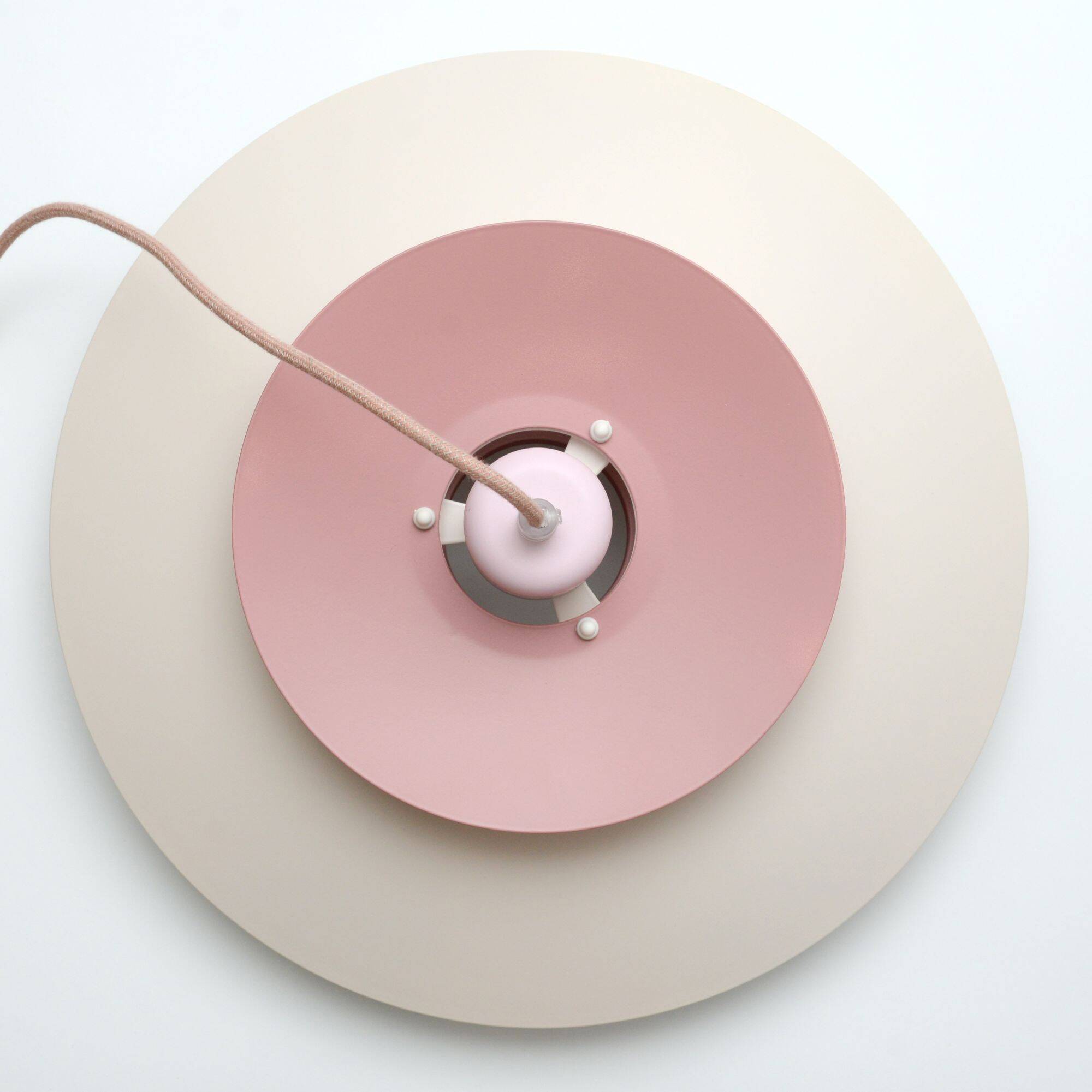 Lavender Horn vintage lamp, Denmark 1970s