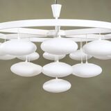 Impressive cloud chandelier mid-century modern of Volksgarten Milchhalle Vienna