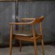 Chaise Arne Wahl Iversen ST-750 en orme, années 1960, Danemark