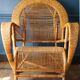 Rattan armchair in the style of Kay Fisker for R. Wengler. Danish work from the 1960s.