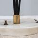 Mid century opaline glass floor lamp