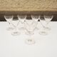 8 Old Art Deco Stemmed Glasses