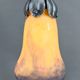 Lampe bicéphale Art Déco, fer forgé à double patine– Muller Frères, c. 1920