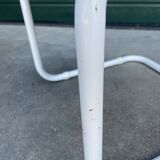 Set of 4 Cesca b32 model chairs in white by Marcel Breuer
