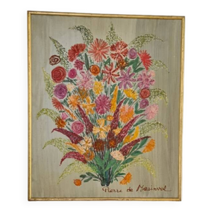 Huile sur toile de jute