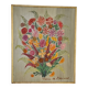 Oil on burlap and frame