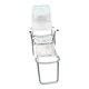 Fauteuil chaise longue transat réglable avec repose pied spaghetti scoubidou