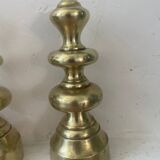 Pair of brass bookends