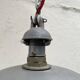 Pair of industrial lamps.