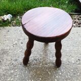Tripod wooden stool