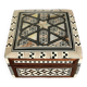 Oriental mother-of-pearl and wood box