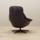 Leather swivel armchair, Danish design, 1960s, designer: H.W. Klein, manufacture: Bramin