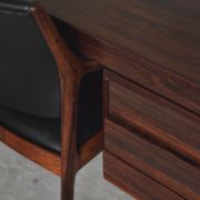 Executive rosewood Norwegian desk by Torbjørn Afdal for Haug Snekkeri AS Bruksbo, 1960s
